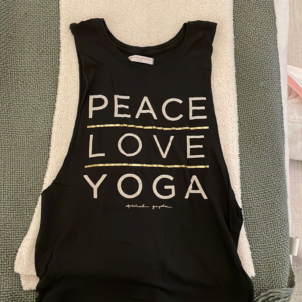 Spiritual gangster wide arm holes tank